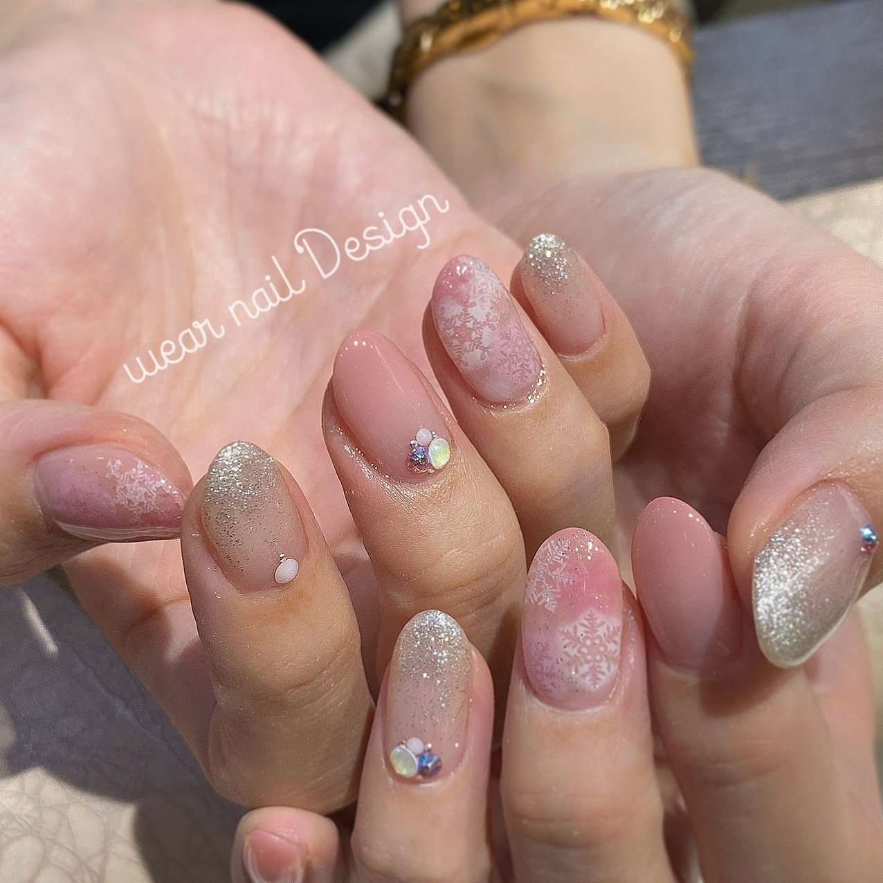 冬 お正月 バレンタイン クリスマス ハンド Momoko New Nail Meのネイルデザイン No ネイルブック