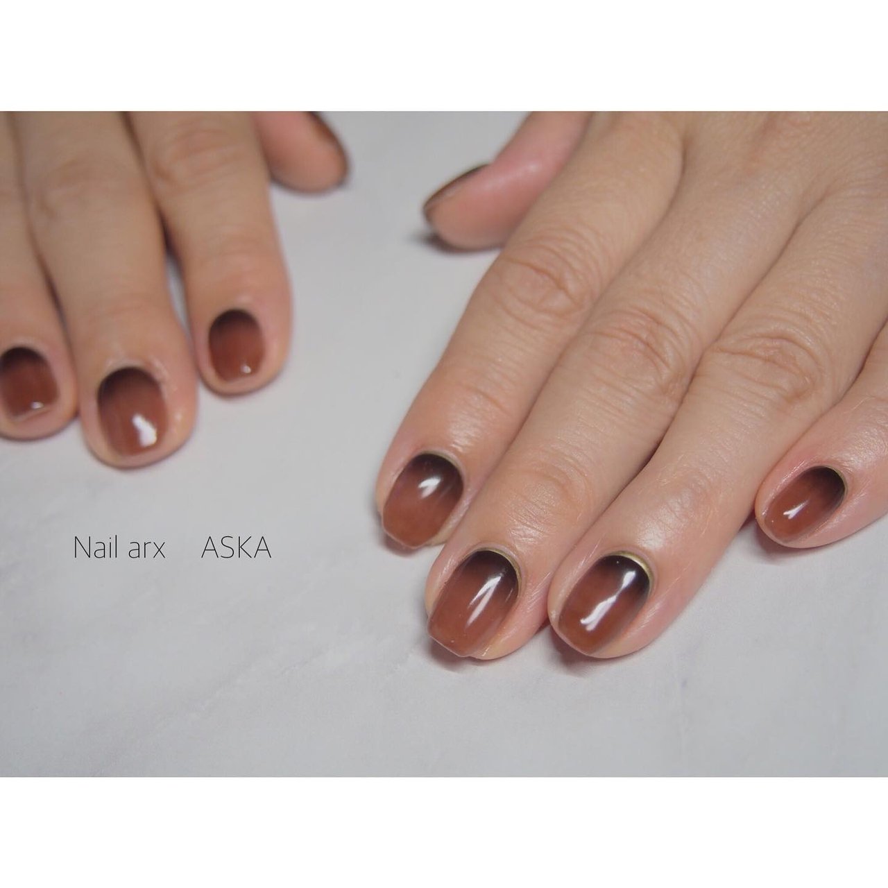 秋 冬 ハンド シンプル グラデーション 飯塚市ネイルサロン スクール 福岡県内出張ネイル対応 Nail Arx ネイルアークス のネイル デザイン No ネイルブック