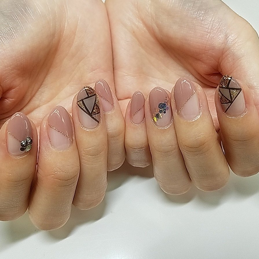 秋 冬 オールシーズン オフィス ハンド Risa 稲毛coconail のネイルデザイン No ネイルブック