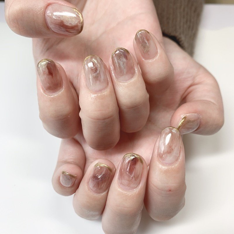 オールシーズン ハンド ニュアンス Sonrisa Nailのネイルデザイン No ネイルブック