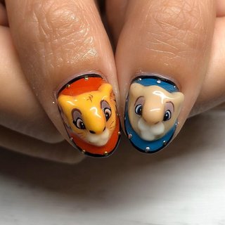 ライオンキングのネイルデザイン 2ページ目 ネイルブック