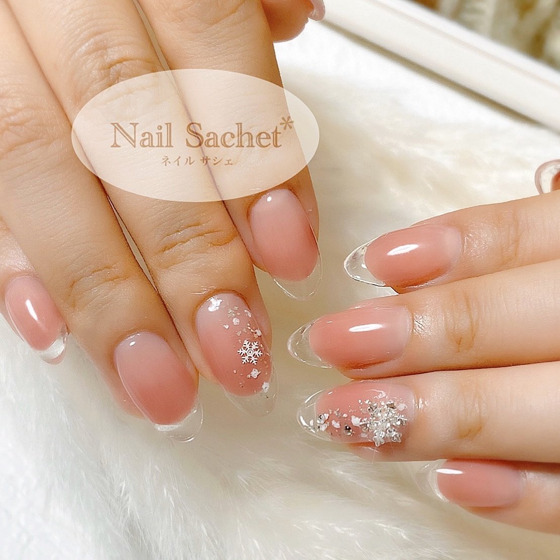冬 クリスマス パーティー デート シンプル 東京nailsachet ネイルサシェのネイルデザイン No ネイルブック