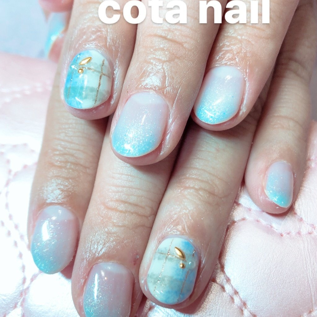 冬 クリスマス オフィス ハンド シンプル Cota Nailのネイルデザイン No ネイルブック