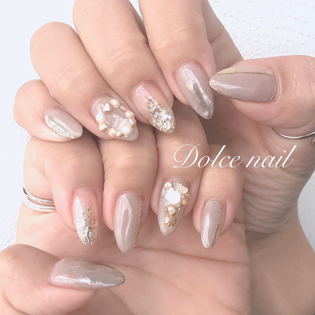 冬 クリスマス オフィス ブライダル ハンド Dolce Nail 堺市東区北野田のネイルデザイン No ネイルブック