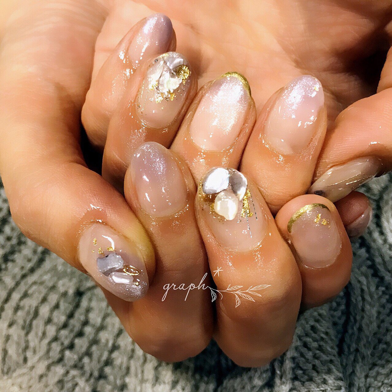 オールシーズン リゾート ブライダル パーティー ハンド Graph Dsnのネイルデザイン No ネイルブック