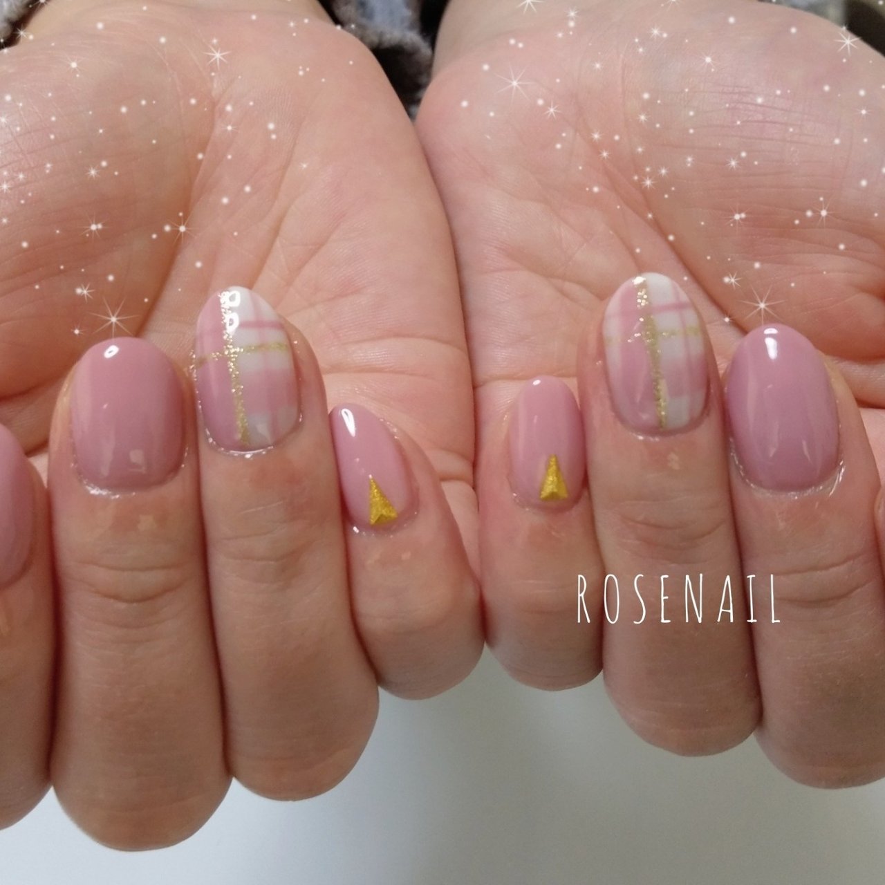 秋 冬 オフィス デート ハンド Rose Nail のネイルデザイン No 4875019 ネイルブック