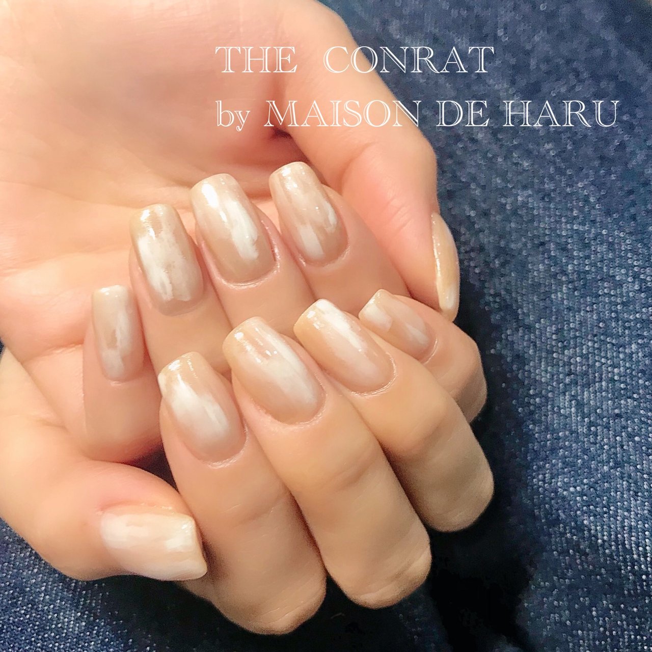 オールシーズン オフィス ワンカラー タイダイ ニュアンス The Conratのネイルデザイン No 418 ネイルブック