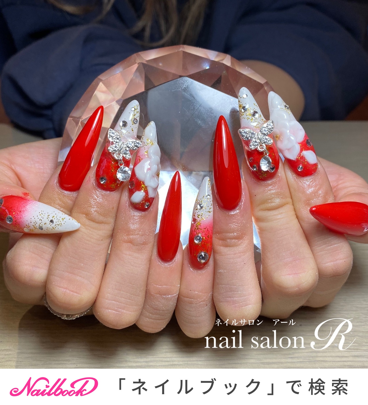 成人式 入学式 浴衣 ブライダル ハンド Nailsalon R ネイルサロンアール のネイルデザイン No ネイルブック