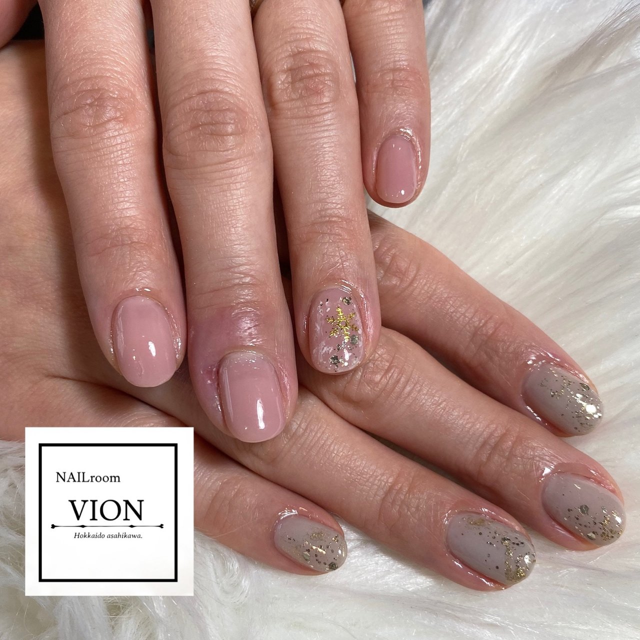 冬 クリスマス オフィス デート ハンド Nailroom Vionのネイルデザイン No ネイルブック