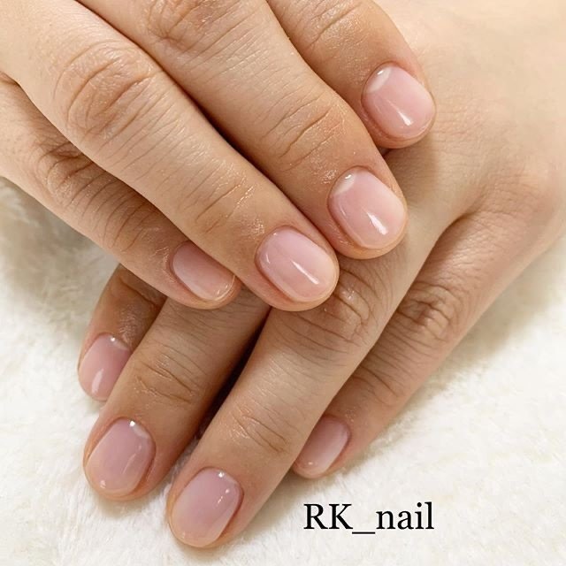 オールシーズン オフィス ハンド シンプル クリア Rk Nail ｱｰﾙｹｲﾈｲﾙ のネイルデザイン No 4887106 ネイルブック