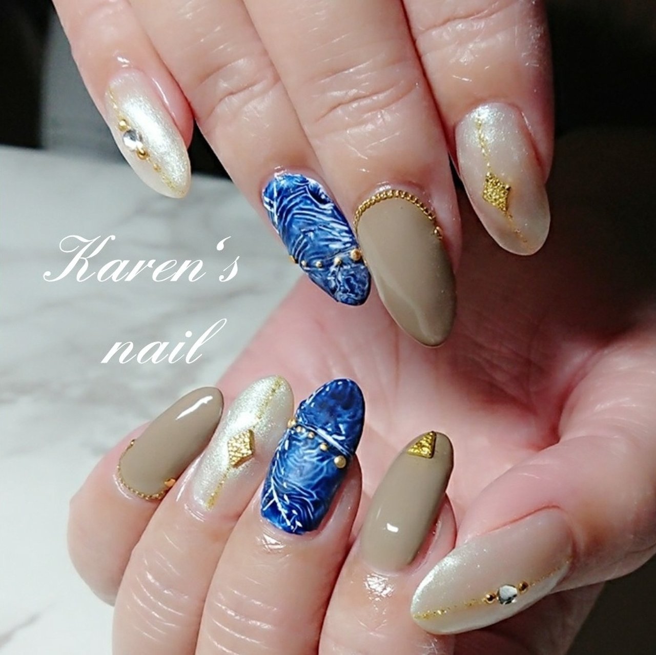 秋/冬/旅行/リゾート/ハンド - karen's nail rierinのネイルデザイン