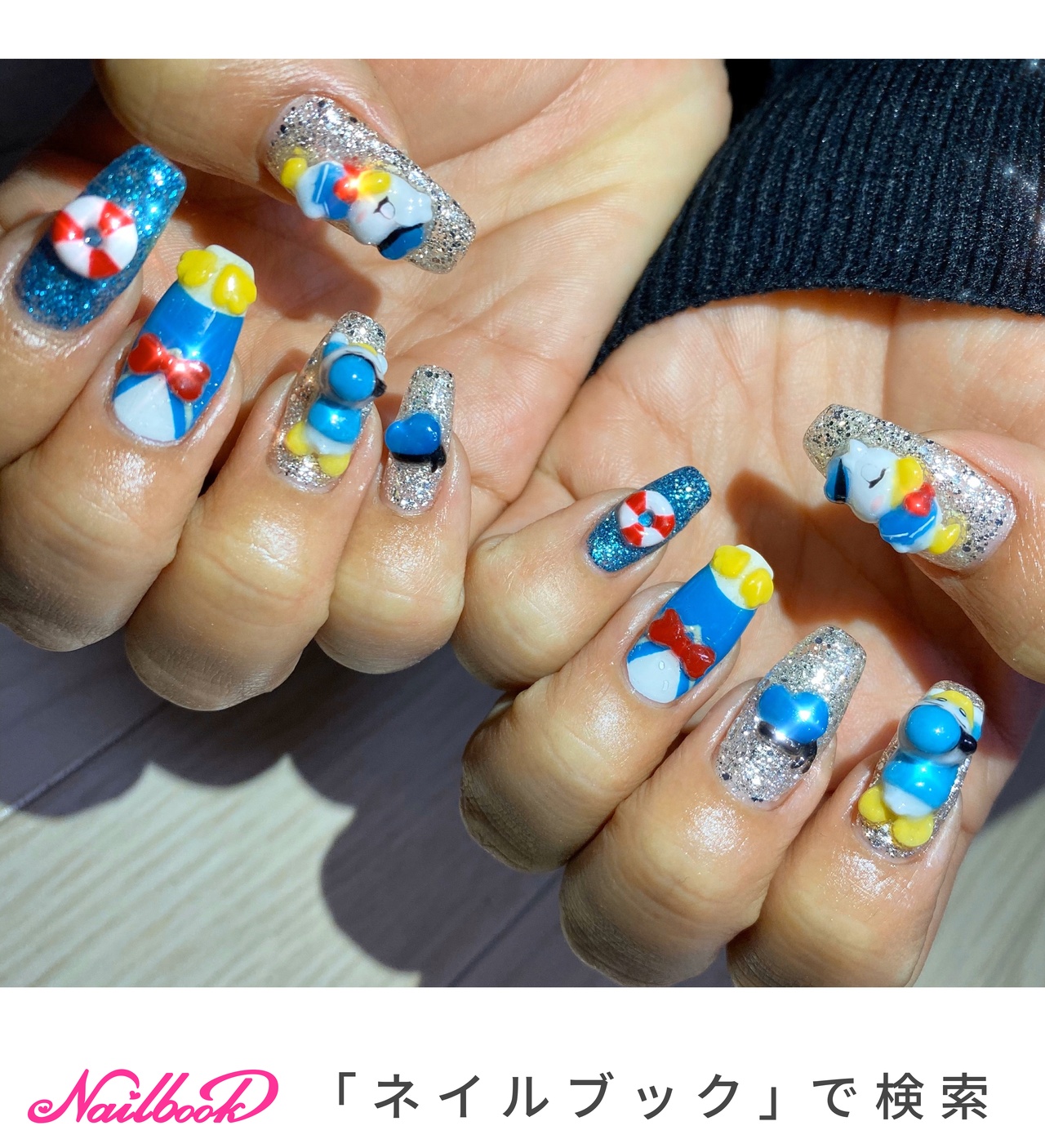 ハンド/ロング/ジェルネイル - Hina's nailsのネイルデザイン[No