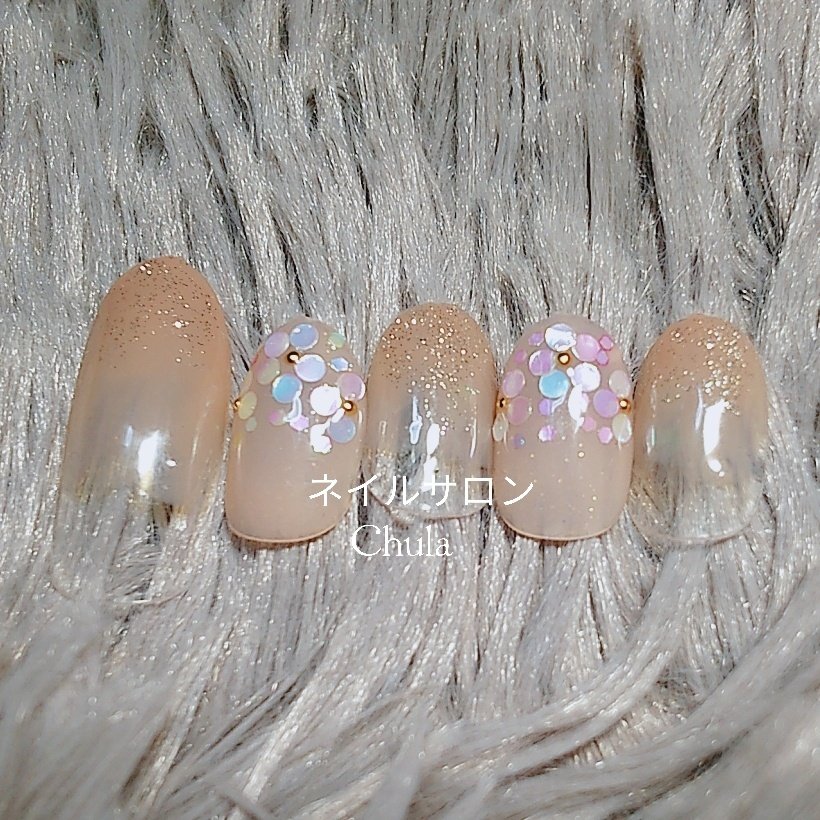 冬 オールシーズン オフィス パーティー ハンド Chulaのネイルデザイン No ネイルブック