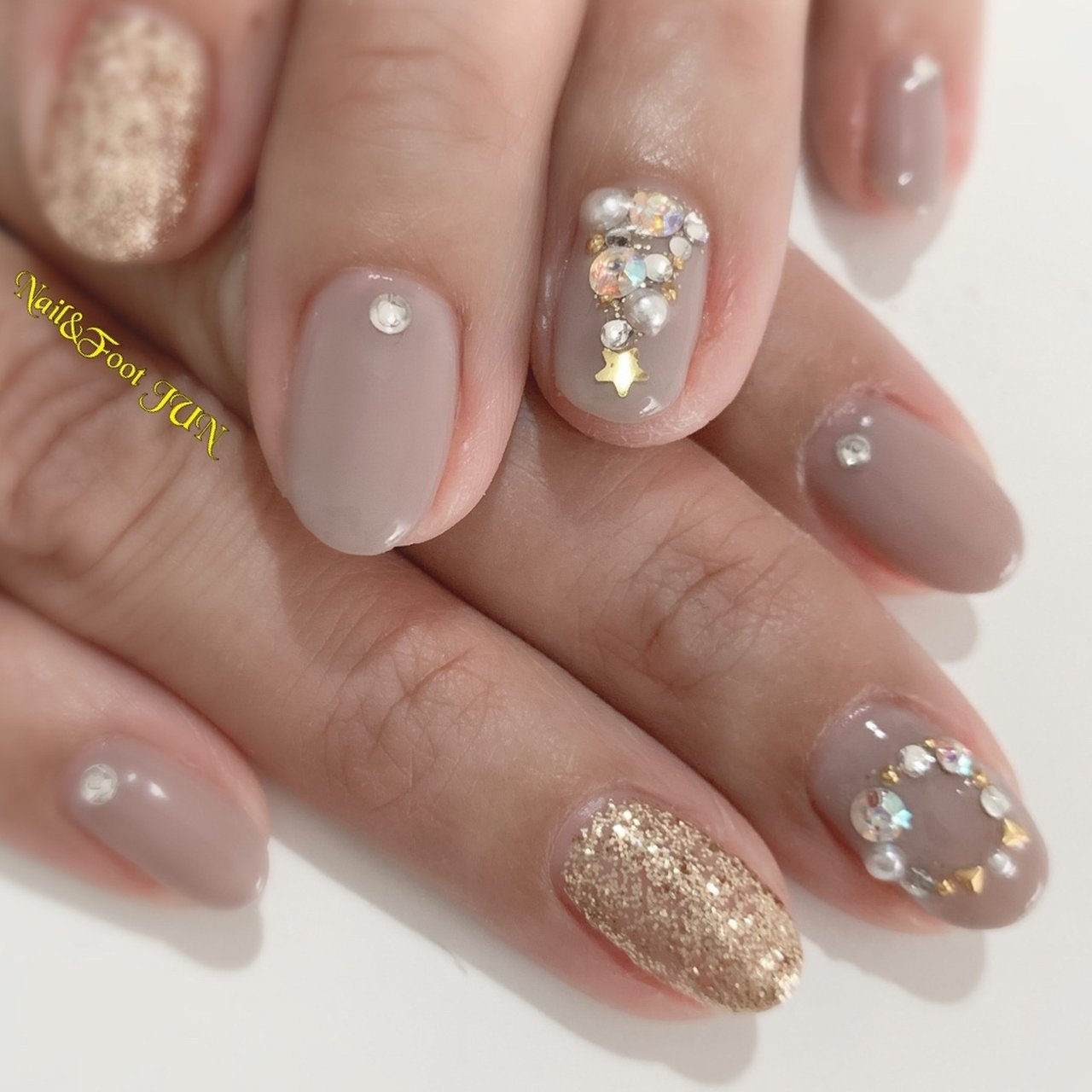 冬 クリスマス パーティー ハンド シンプル Junのネイルデザイン No ネイルブック