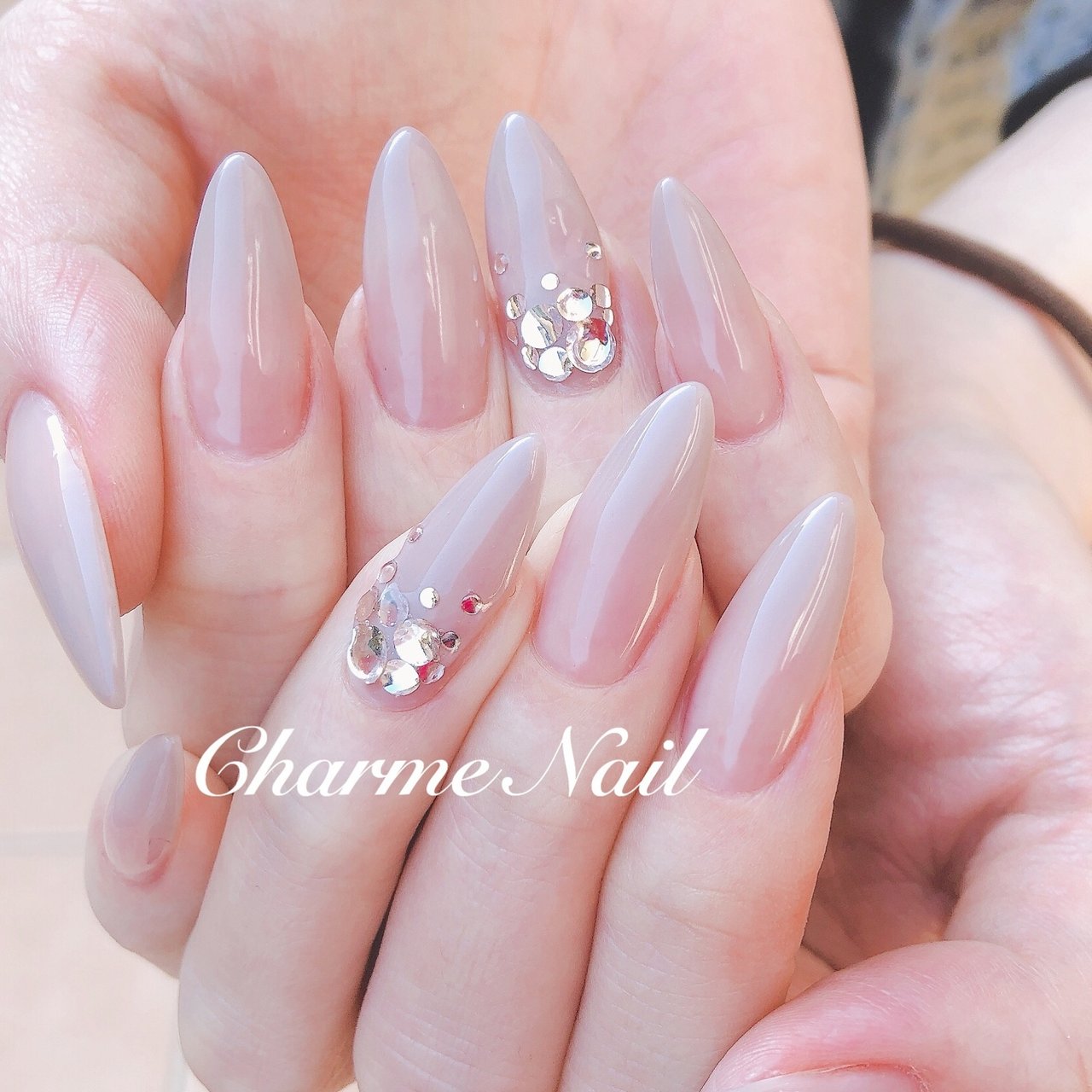 冬 オールシーズン オフィス ブライダル ハンド Charme Nailのネイルデザイン No ネイルブック