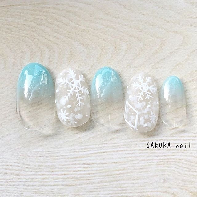 冬 お正月 成人式 バレンタイン ハンド Sakura Nailのネイルデザイン No ネイルブック