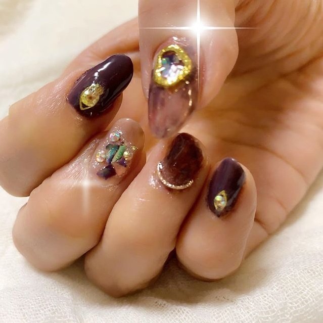 春 秋 冬 オールシーズン ハンド ちゃめのネイルデザイン No 497 ネイルブック
