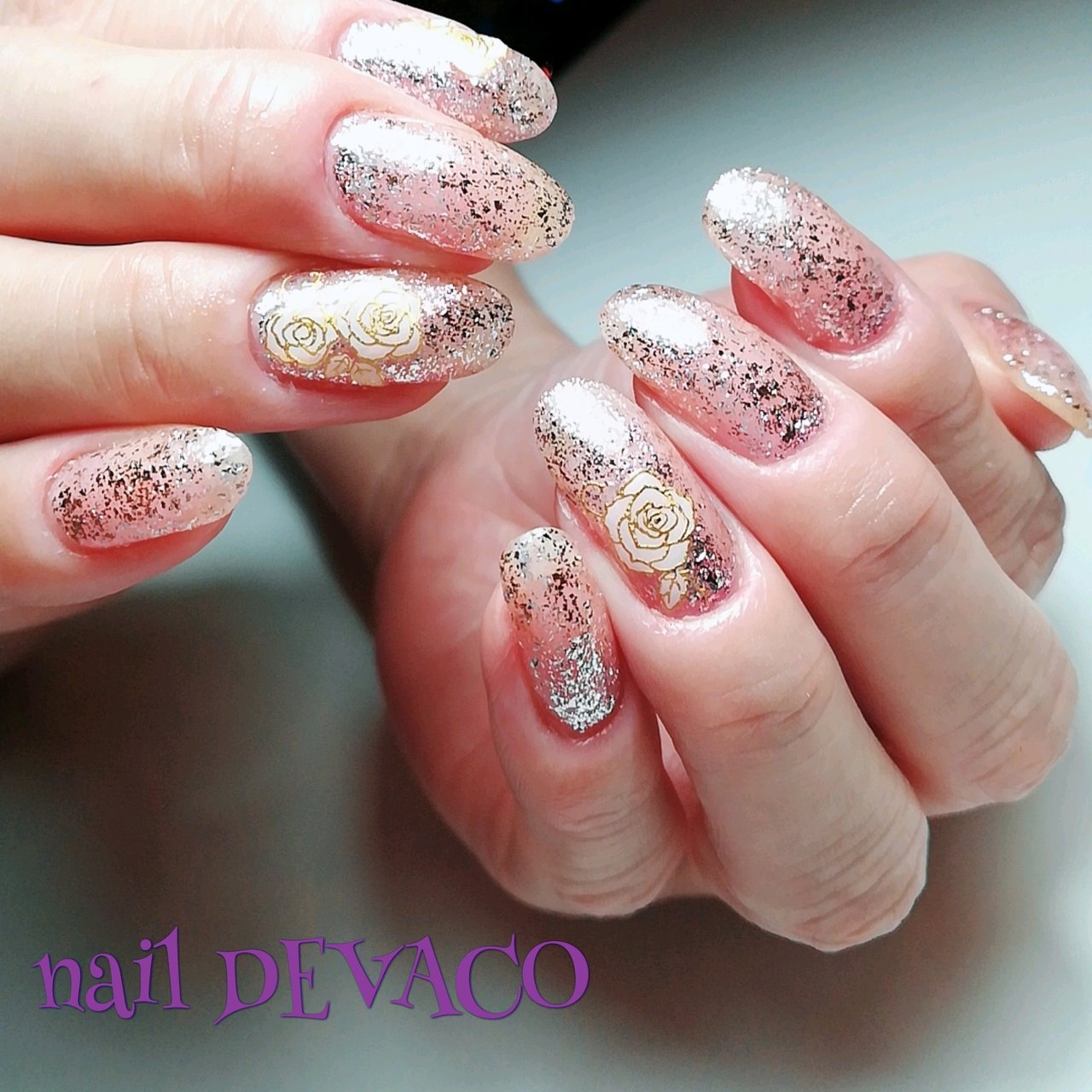 冬 オールシーズン オフィス ハンド ラメ 999naildevacoのネイルデザイン No ネイルブック