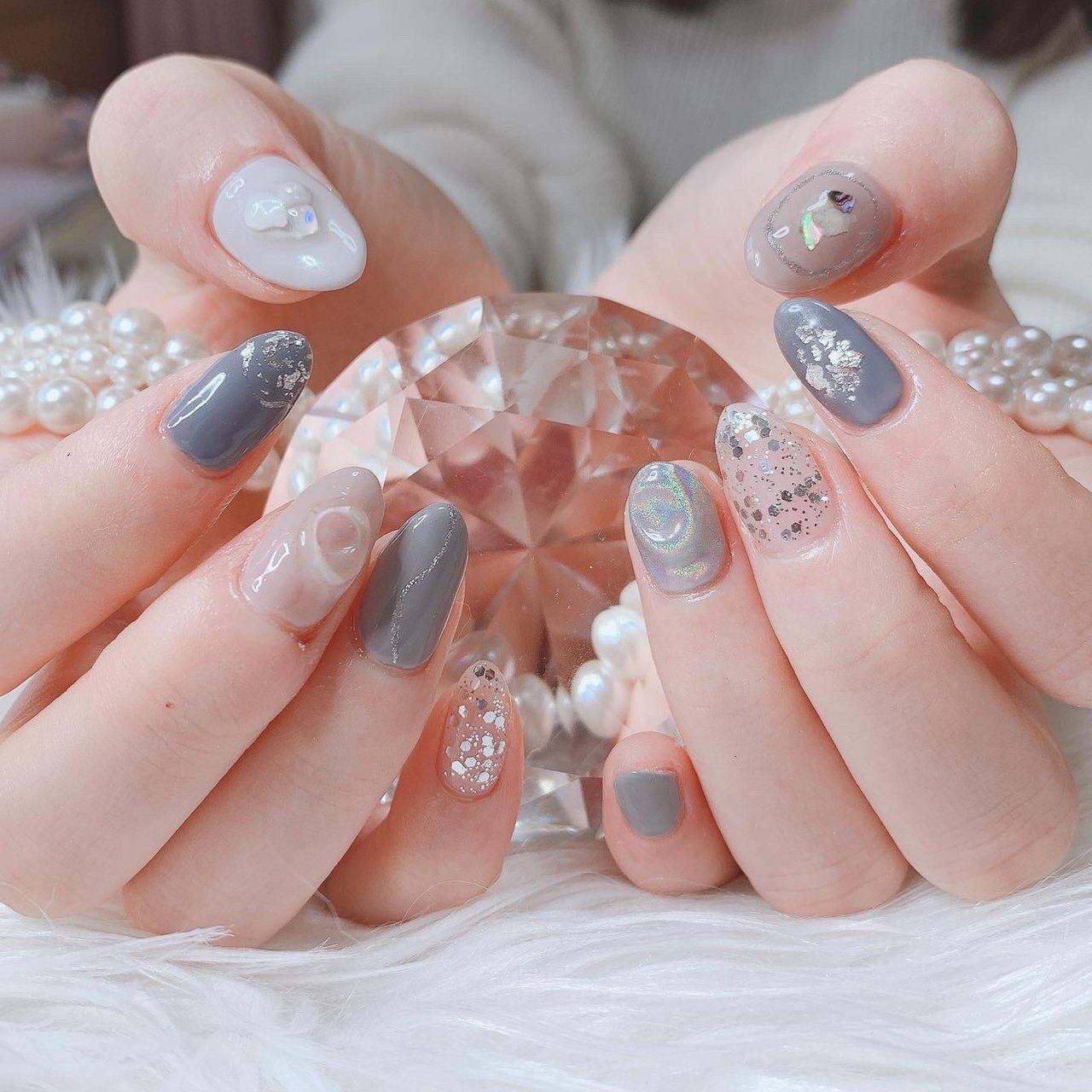 冬 オールシーズン クリスマス パーティー ハンド Tiaryのネイルデザイン No ネイルブック