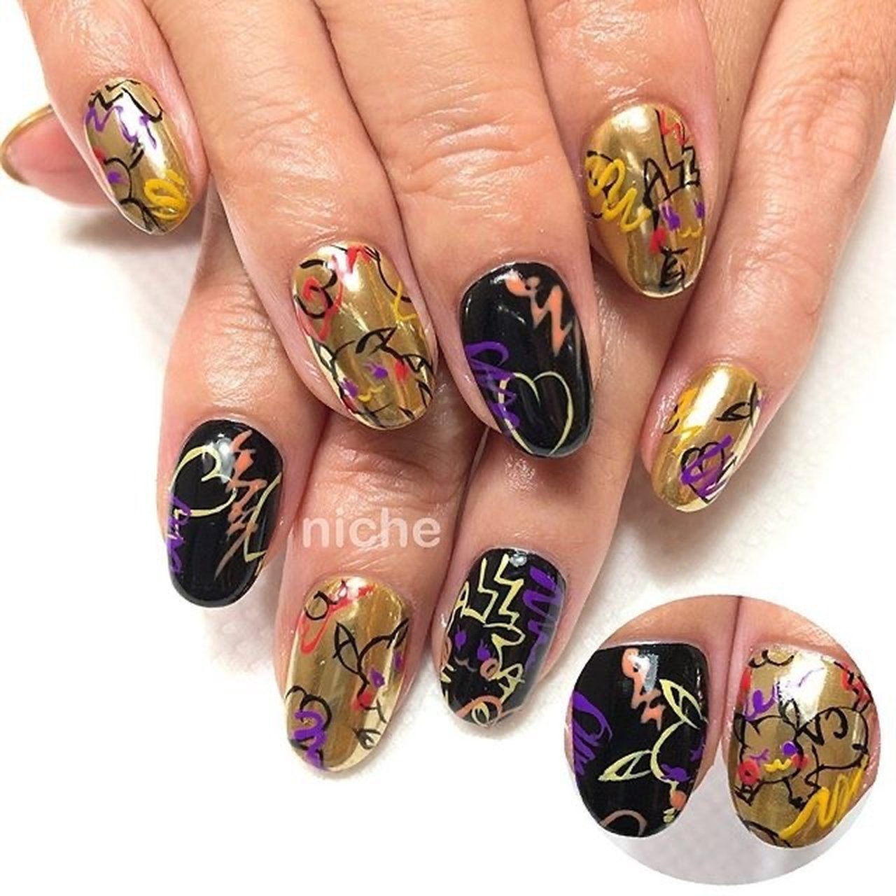 オールシーズン リゾート パーティー ハンド 痛ネイル Nailsalonniche ネイルサロンニッチのネイルデザイン No ネイルブック