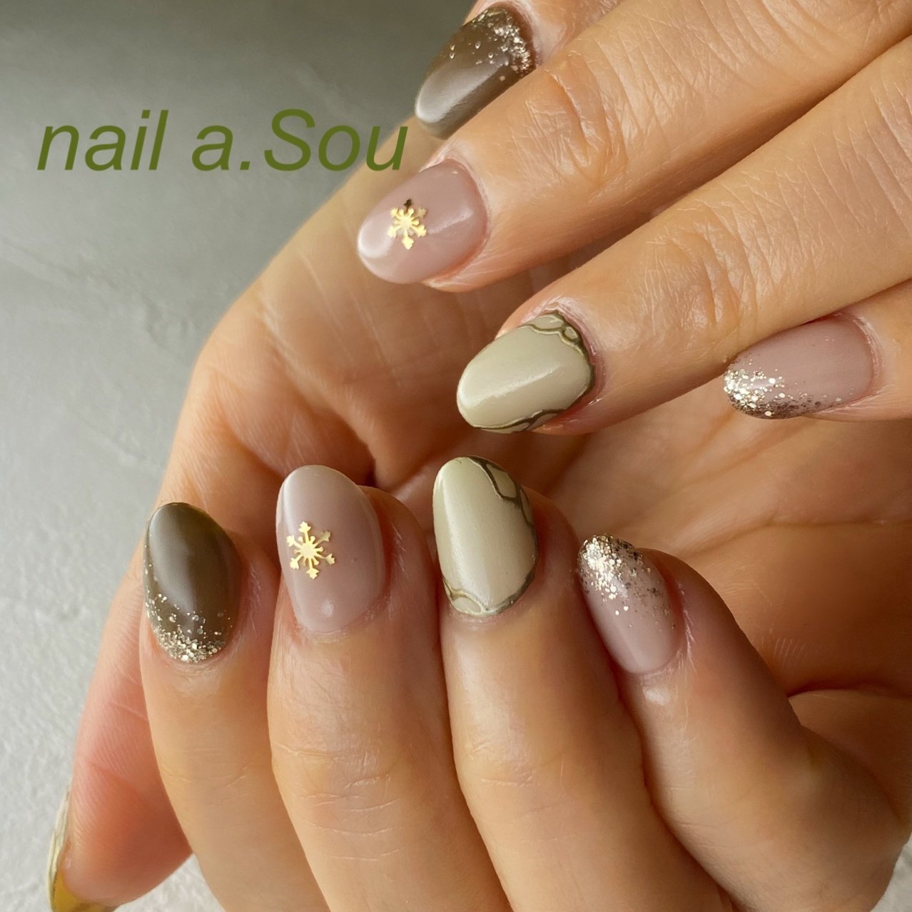 冬 クリスマス パーティー ハンド ラメ Nail A ｓouのネイルデザイン No ネイルブック