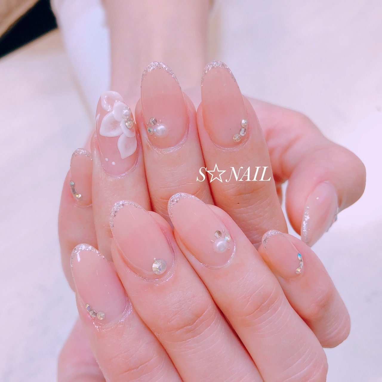 オールシーズン オフィス ブライダル デート ハンド 大阪府和泉市 S Nailのネイルデザイン No ネイルブック