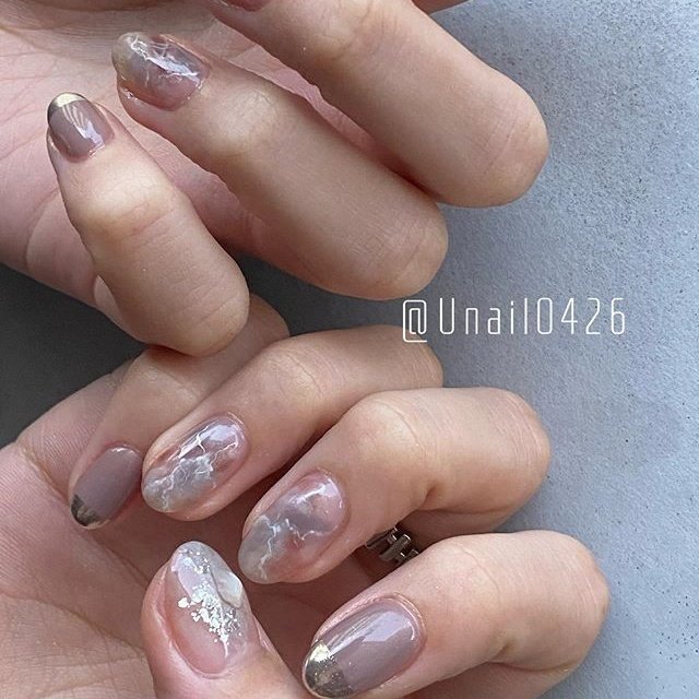 秋 冬 オールシーズン オフィス ハンド U のネイルデザイン No ネイルブック