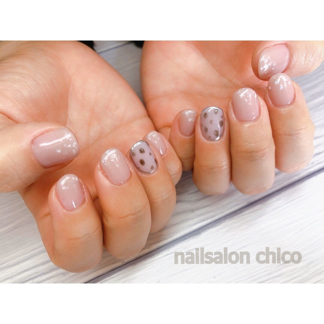 冬 旅行 オフィス デート ハンド Nail Salon Chicoのネイルデザイン No ネイルブック