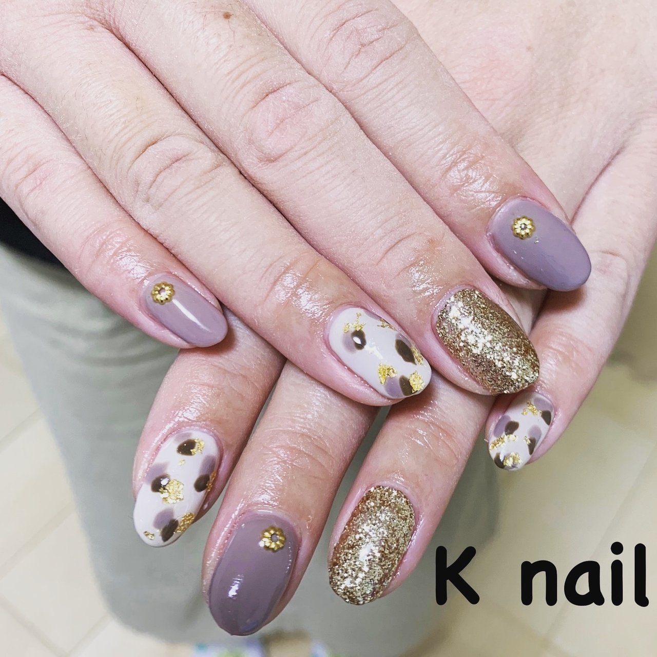 冬 オールシーズン ハンド ニュアンス ミディアム K Nail Kaoriのネイルデザイン No ネイルブック