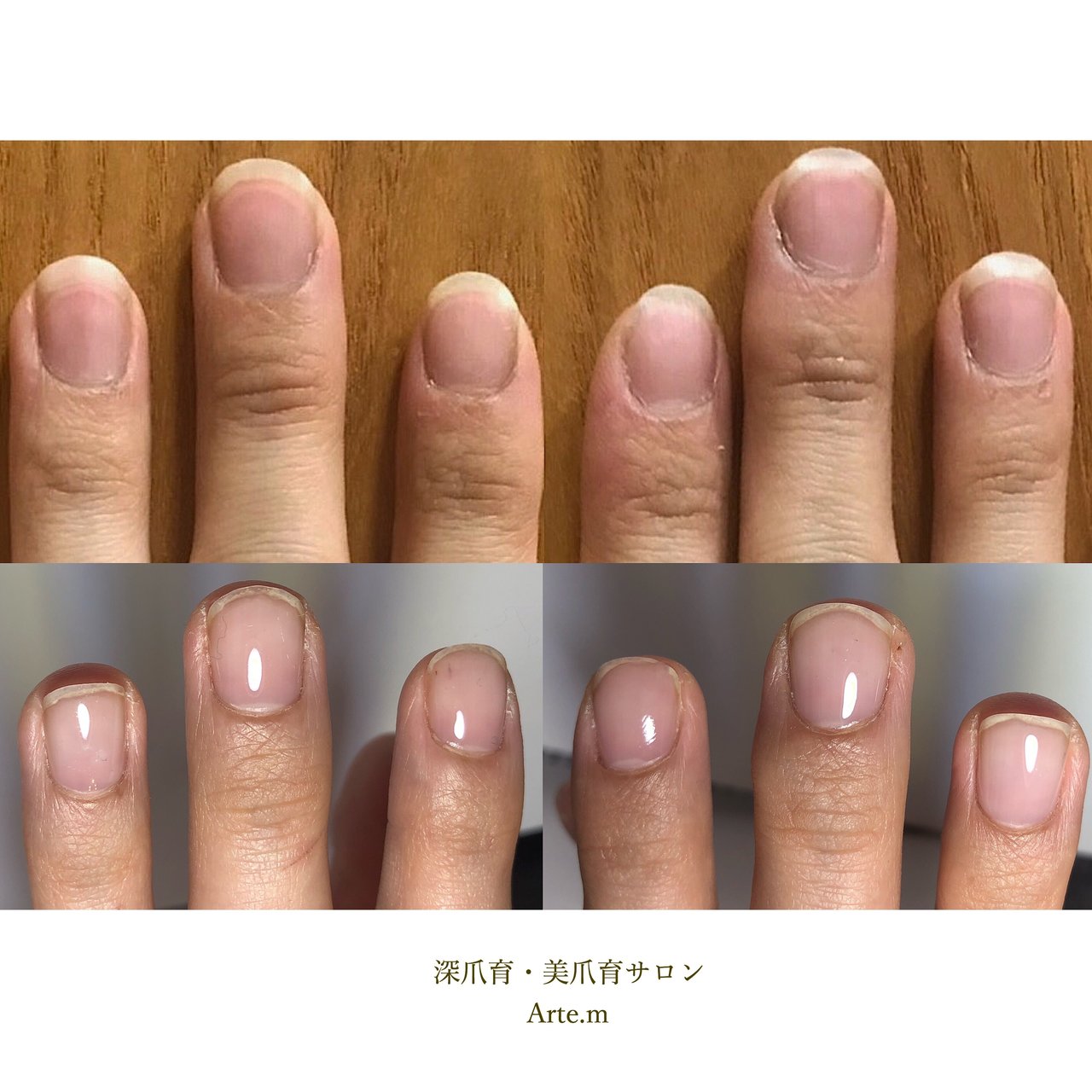 オールシーズン ハンド シンプル ショート クリア Arte M Nailのネイルデザイン No ネイルブック