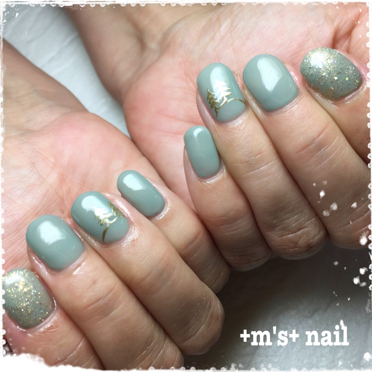 冬 クリスマス パーティー デート ハンド M S Nailのネイルデザイン No 4914362 ネイルブック