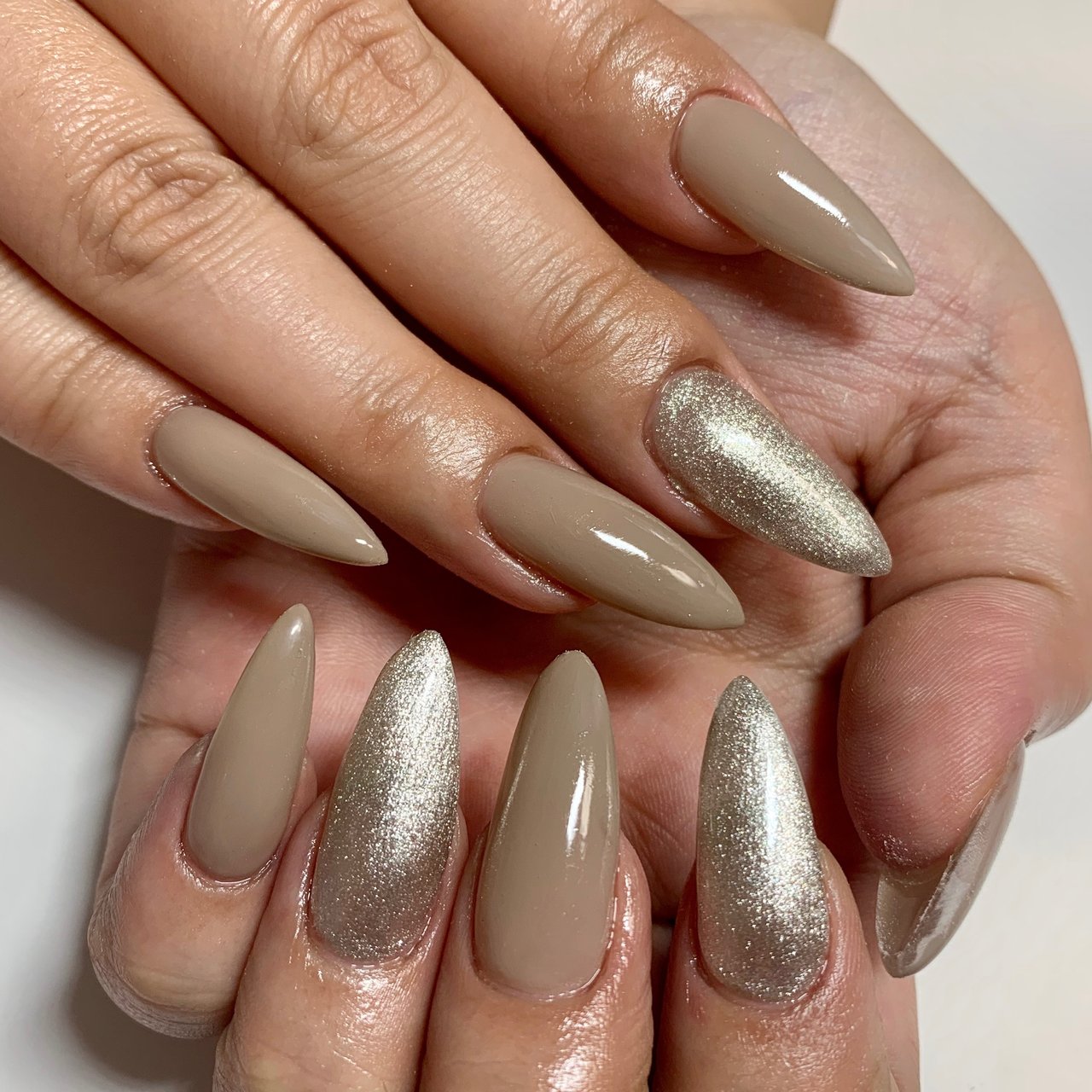 秋 冬 ハンド シンプル ラメ Aiのネイルデザイン No ネイルブック