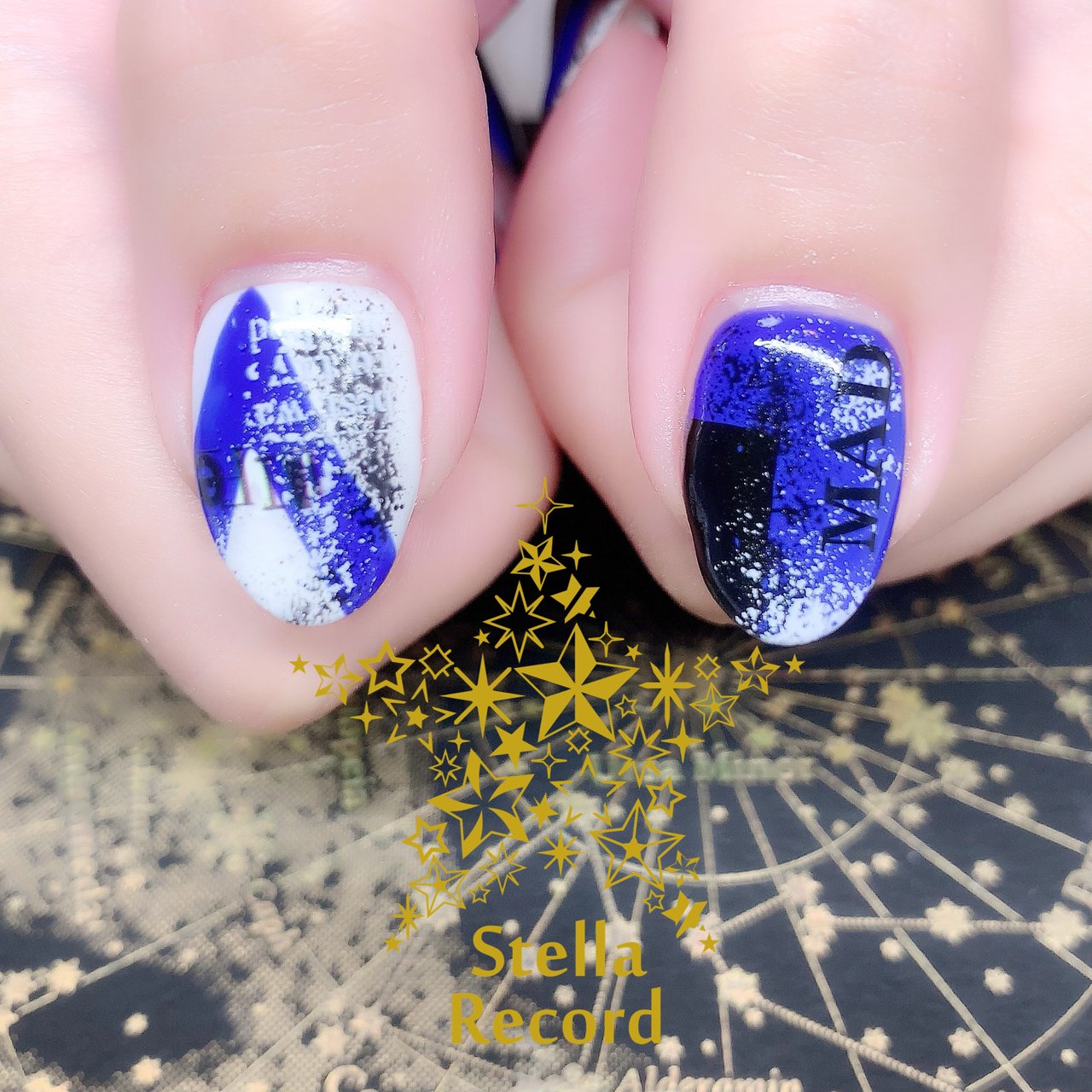 M-STYLE ネイルアート筆 青 M-STYLE ネイルアート筆 青