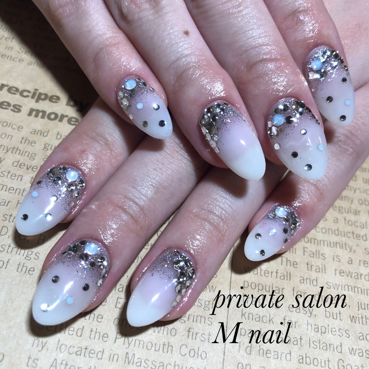 ハンド ホワイト ジェル お客様 M のネイルデザイン No ネイルブック