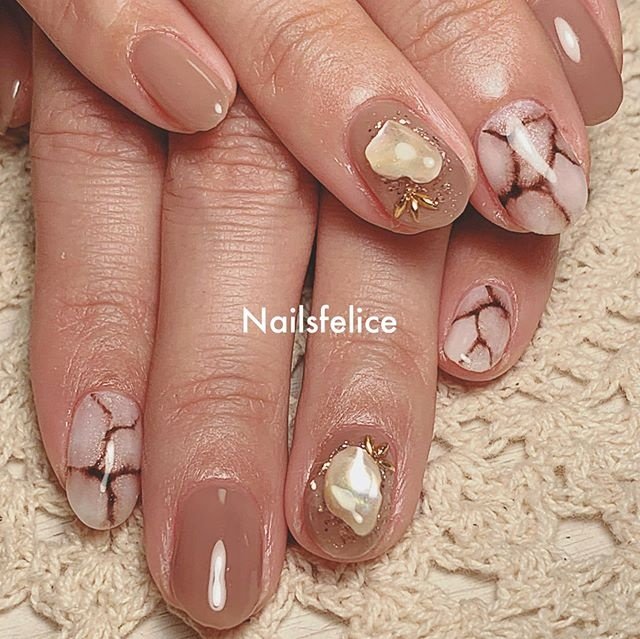 オールシーズン パーティー デート 女子会 ハンド Nailsfeliceちばちはるのネイルデザイン No ネイルブック