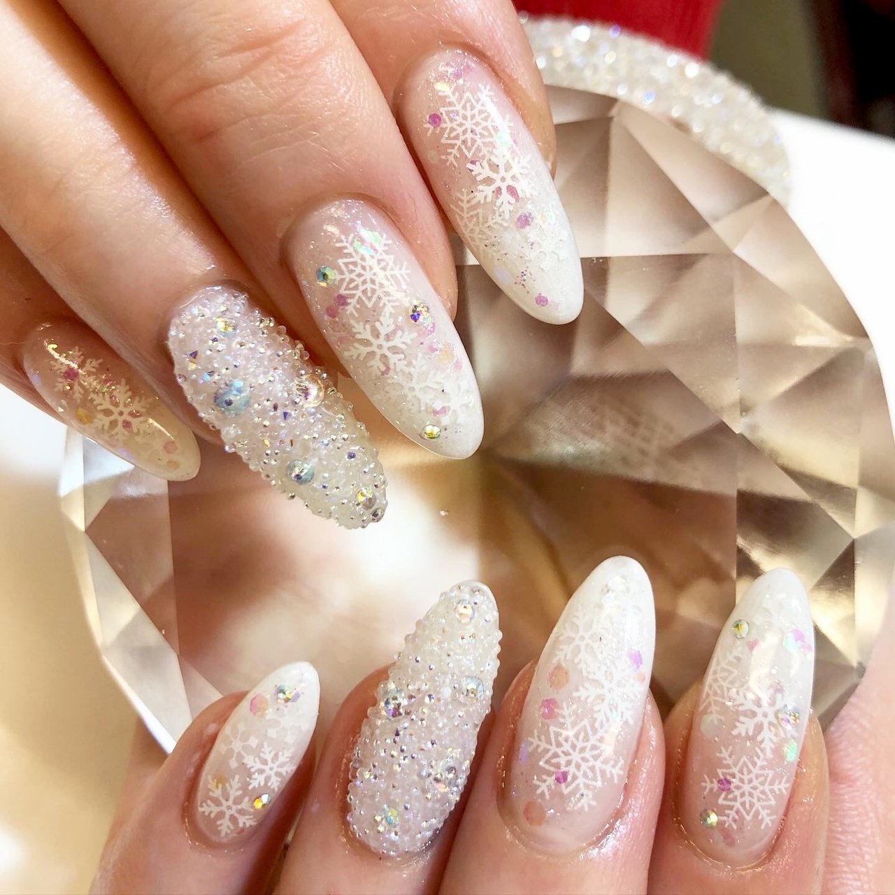 冬 成人式 クリスマス パーティー ハンド Nail Smirac 林 智子のネイルデザイン No ネイルブック