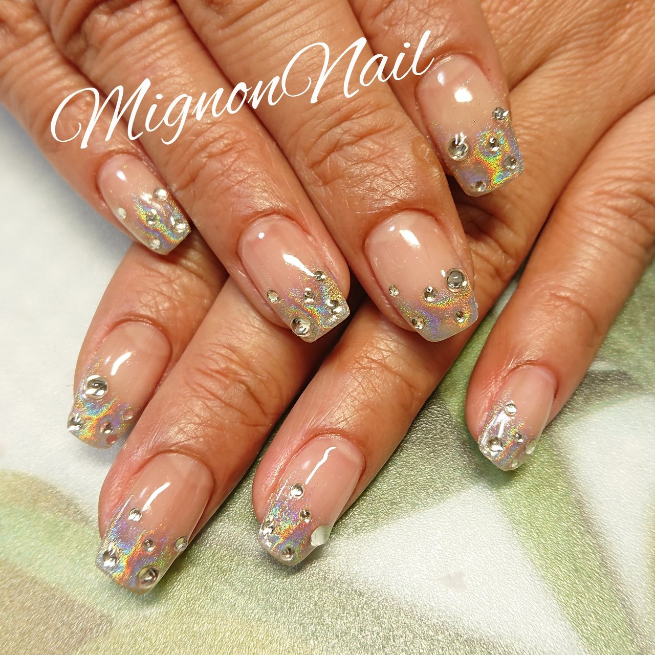 冬 お正月 クリスマス ハンド グラデーション Mio Kusanoのネイルデザイン No ネイルブック