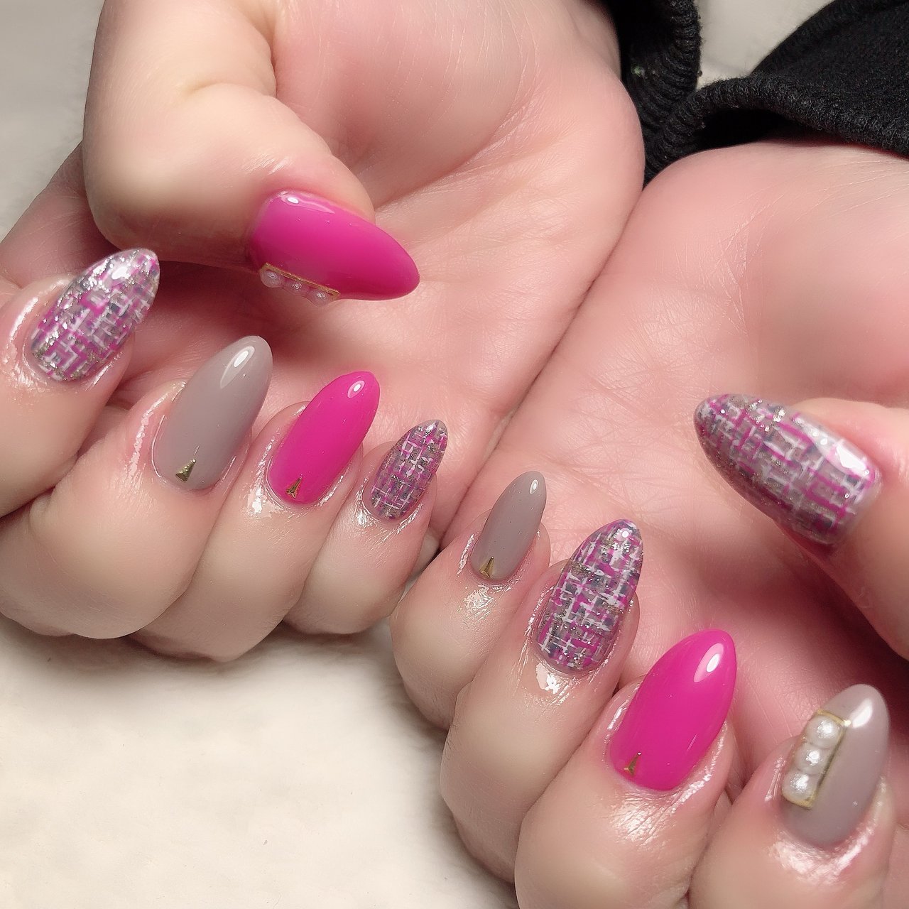 秋 冬 バレンタイン クリスマス ハンド Yurixynailのネイルデザイン No ネイルブック