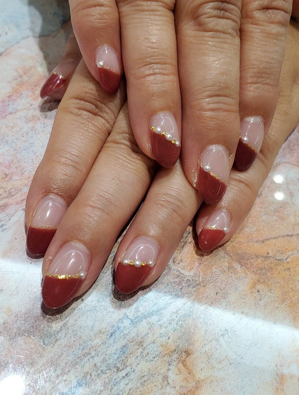 冬 お正月 クリスマス ハンド シンプル Fast Nail ファストネイル のネイルデザイン No ネイルブック