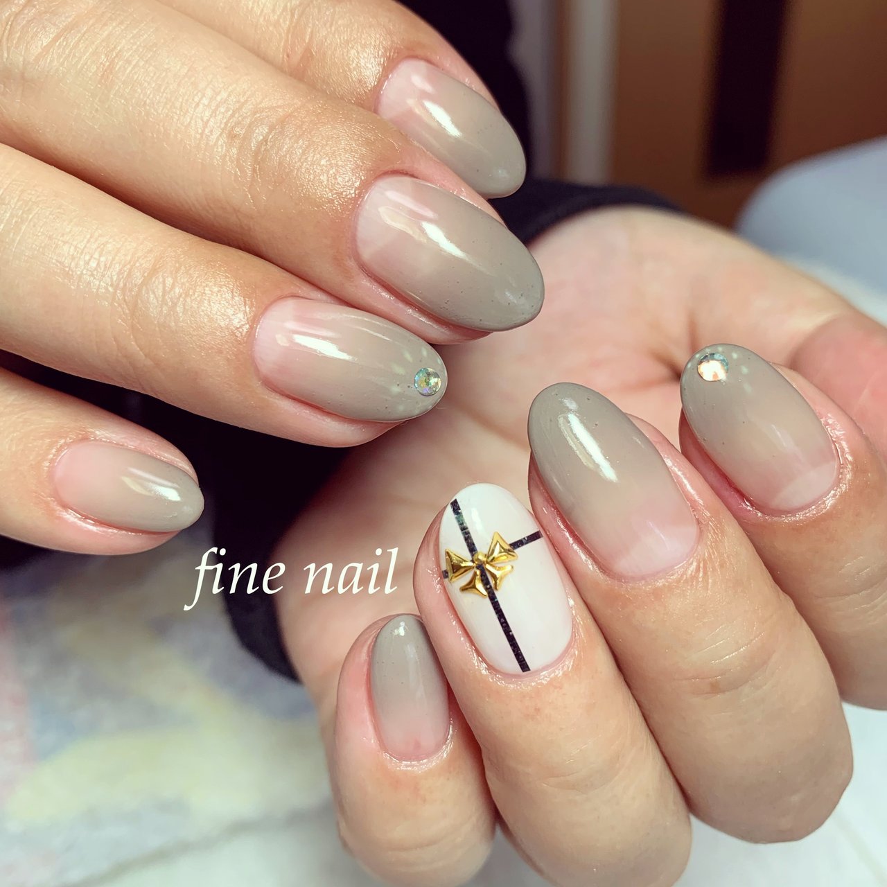 冬 クリスマス デート 女子会 ハンド Fine Nail ファインネイル のネイルデザイン No ネイルブック