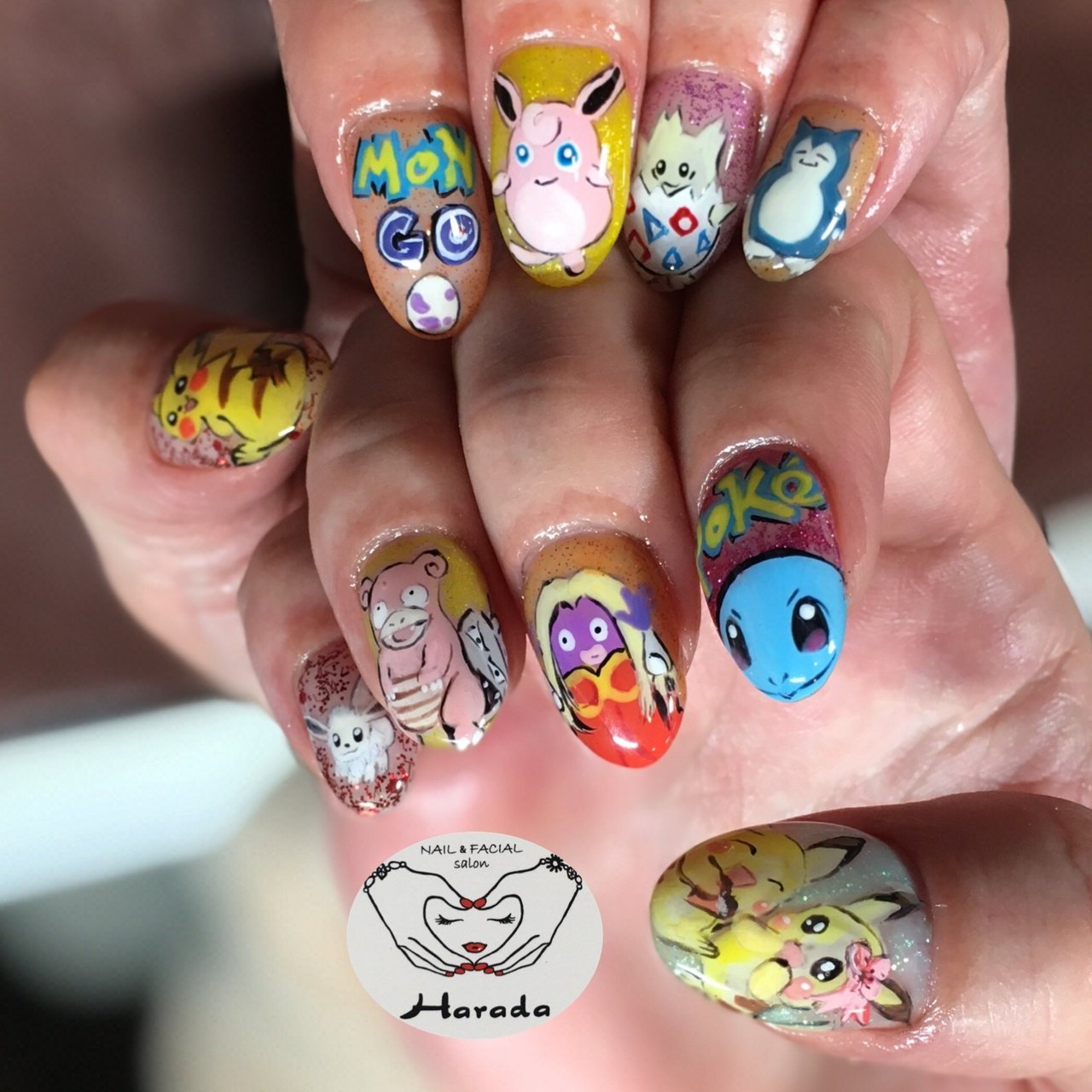 オールシーズン お正月 ライブ 女子会 ハンド Nail Facial Salon Haradaのネイルデザイン No ネイル ブック