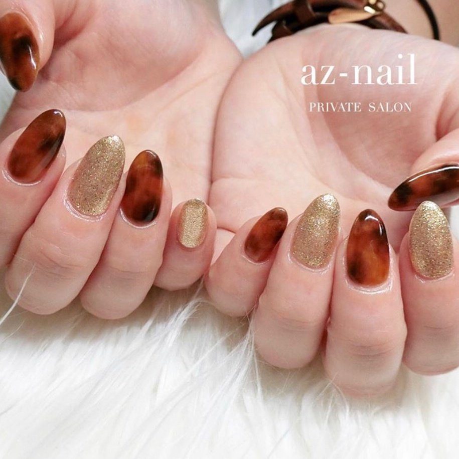 秋 冬 オールシーズン パーティー ハンド Az Nailのネイルデザイン No ネイルブック