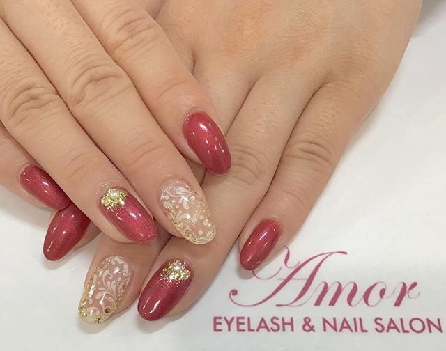 オールシーズン バレンタイン リゾート ライブ ハンド Amor Kawasakiのネイルデザイン No ネイルブック