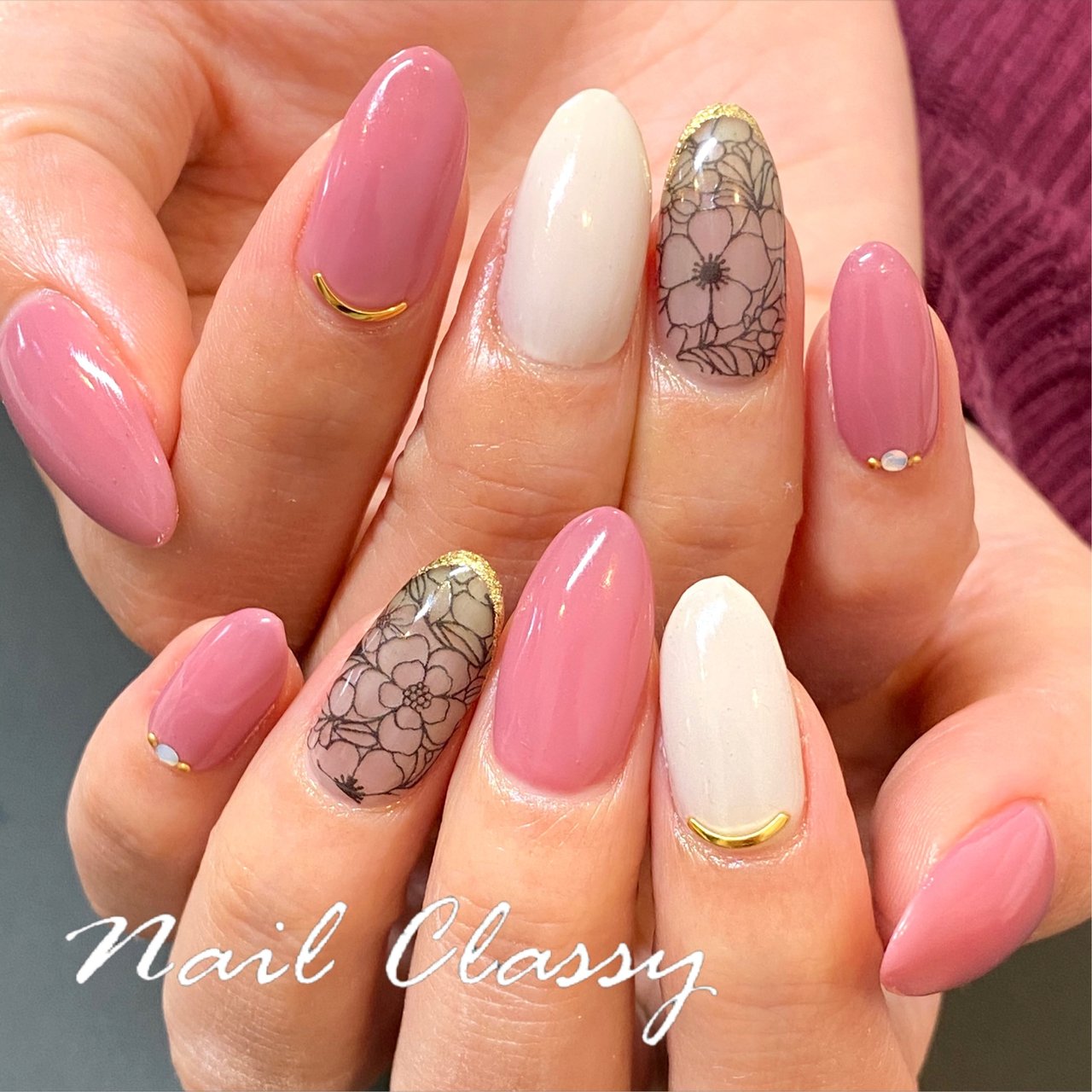 秋 冬 ハンド シンプル ワンカラー Nail Classyのネイルデザイン No ネイルブック