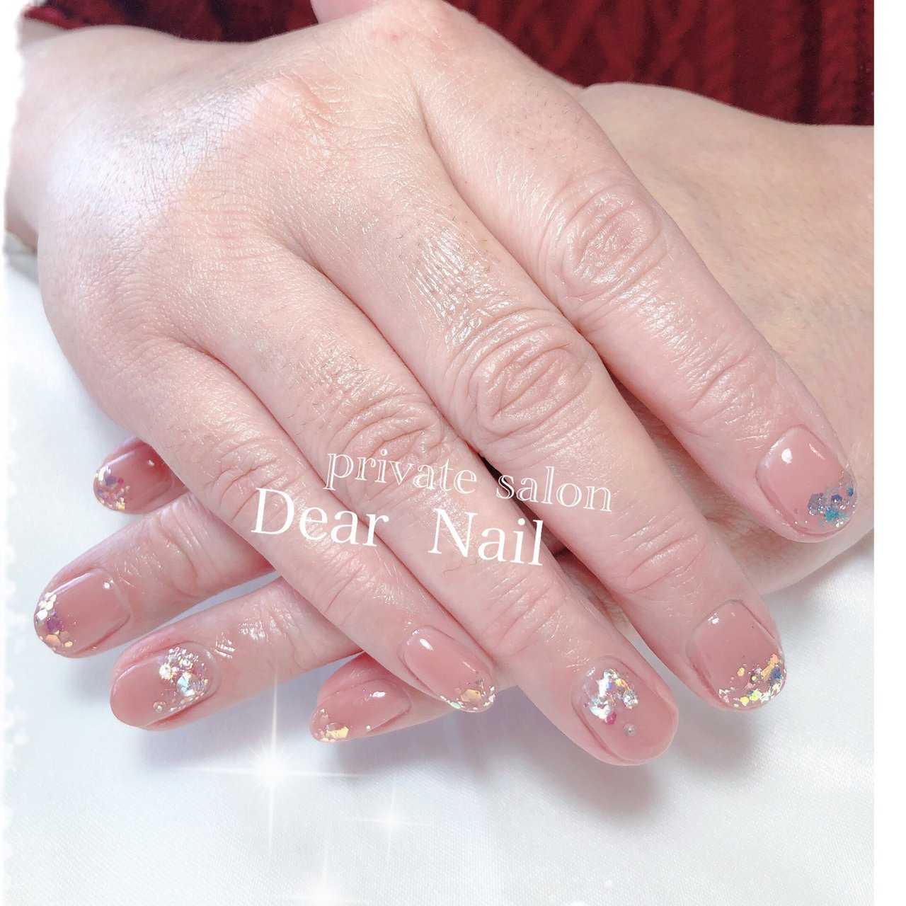 オールシーズン ハンド ホログラム ラメ ワンカラー Dearnail39のネイルデザイン No ネイルブック