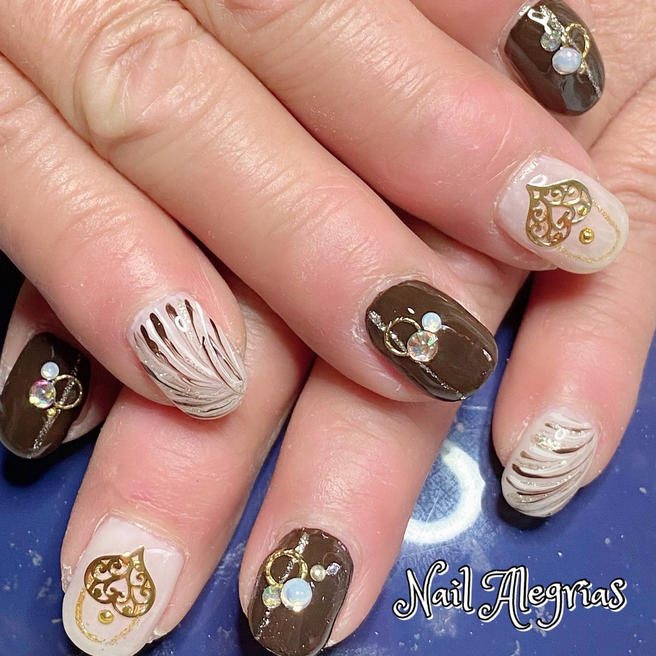 冬 パーティー デート 女子会 ハンド Nail Alegrias ネイルアレグリアス のネイルデザイン No ネイルブック