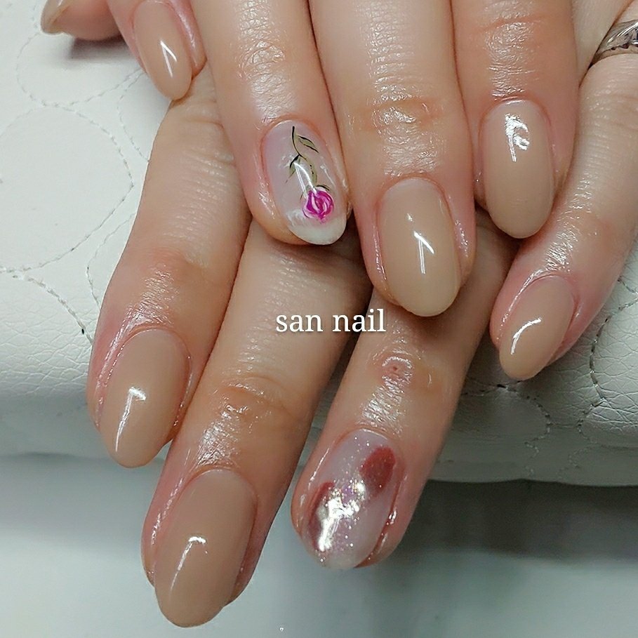 冬 オールシーズン デート 女子会 ハンド San Nailのネイルデザイン No ネイルブック