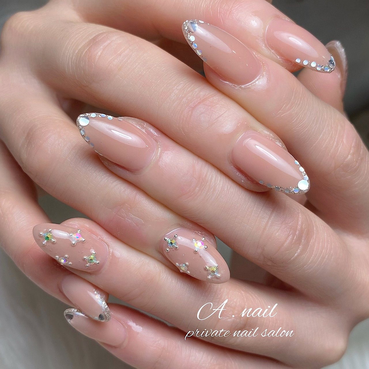 冬 オールシーズン ハンド シンプル フレンチ A Nail Private Nailsalon のネイルデザイン No ネイルブック