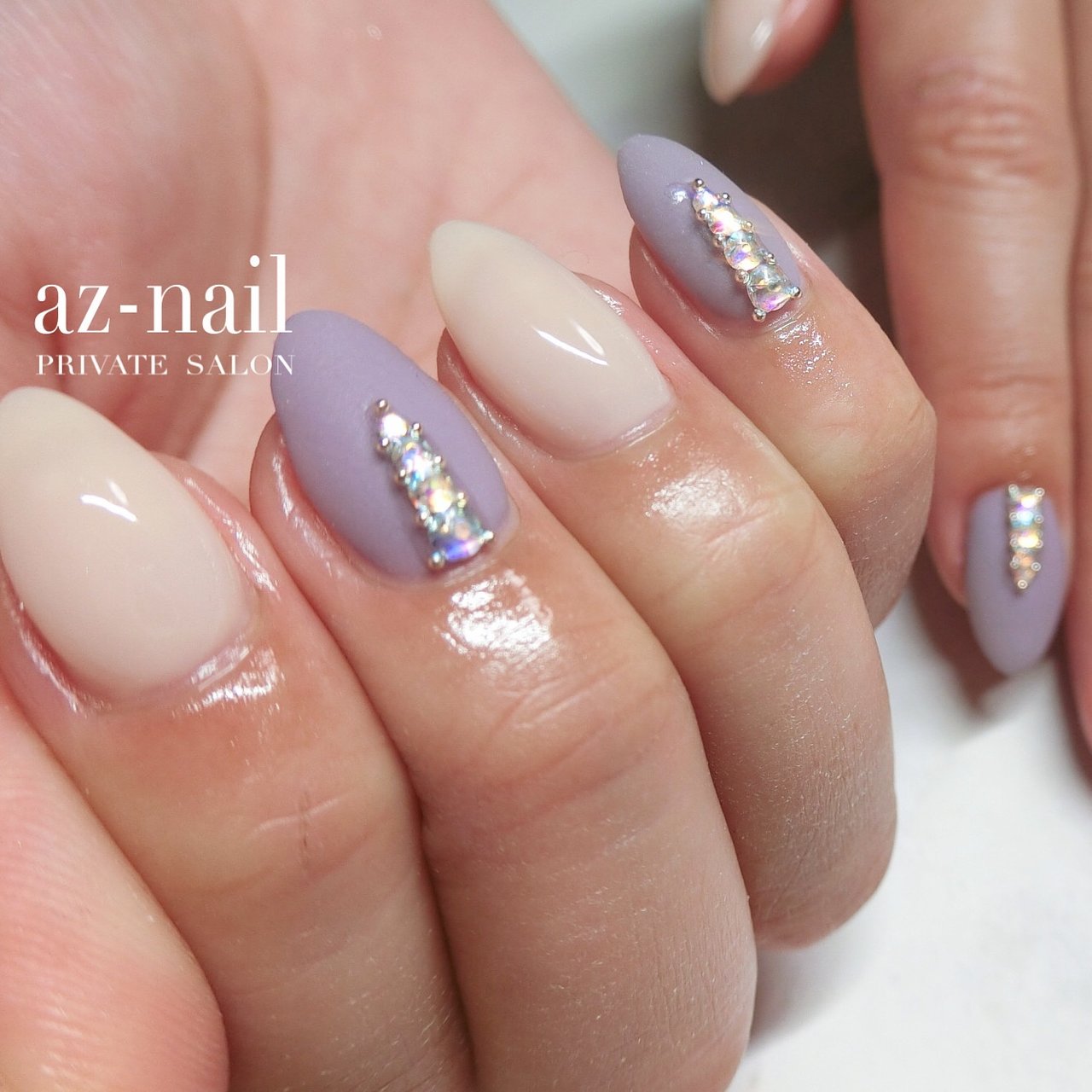 秋 冬 オールシーズン ハンド シンプル Az Nailのネイルデザイン No ネイルブック