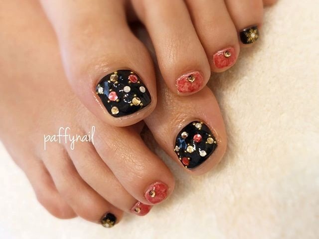 冬 オールシーズン バレンタイン デート フット Paffynailのネイルデザイン No ネイルブック